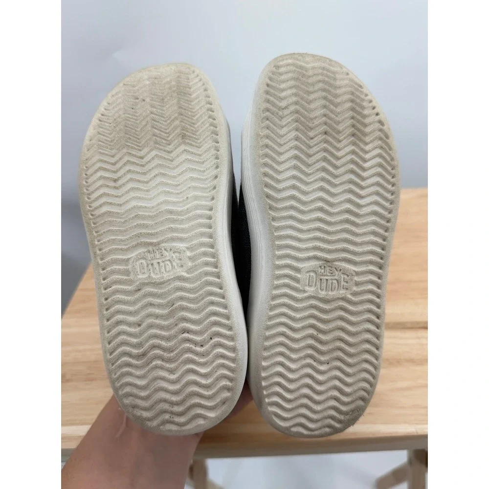 Hey Dude Cody Youth Craft Navy Blue Canvas Slip On Sneakers Little Kid US 12